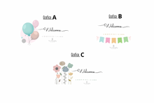 Carica l&#39;immagine nel visualizzatore di Gallery, SCATOLA REGALO NASCITA coniglio mussola fantasia blu
